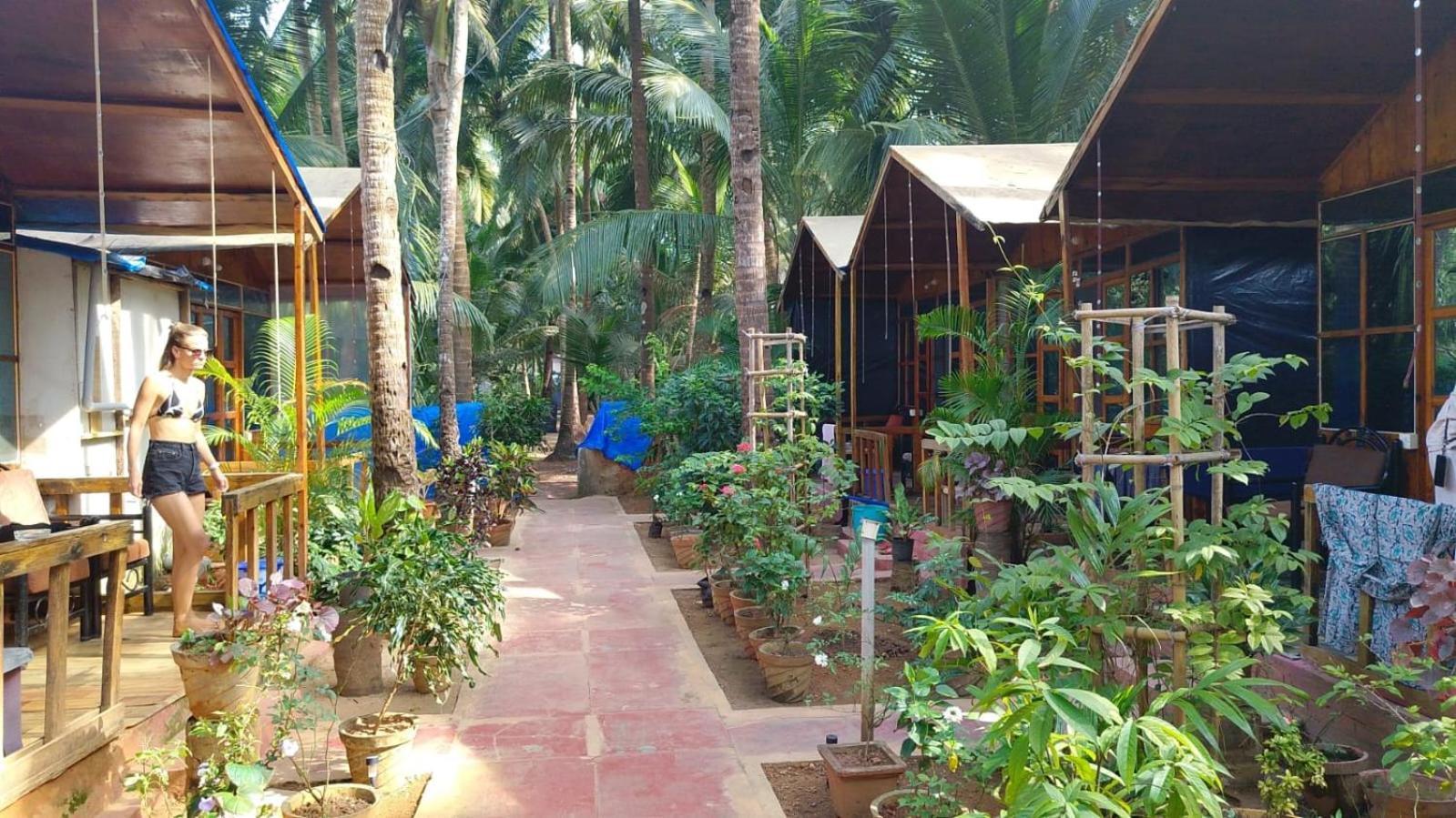 Csf Garden Huts Hotel Bãi biển Bãi biển Palolem Ngoại thất bức ảnh