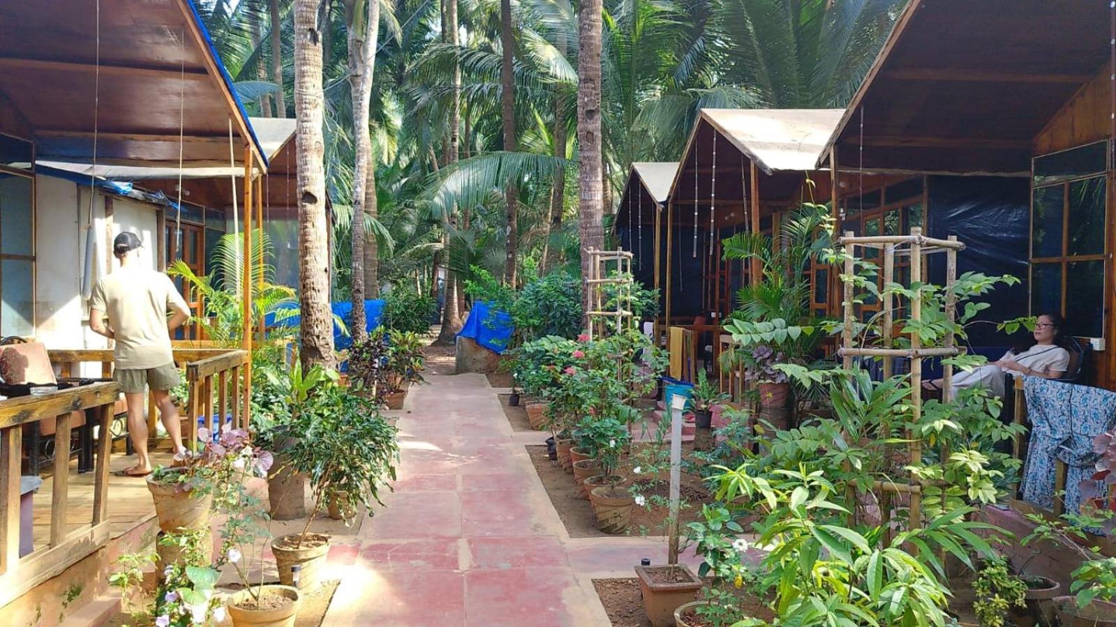 Csf Garden Huts Hotel Bãi biển Bãi biển Palolem Ngoại thất bức ảnh